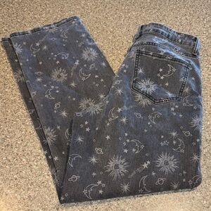 Machine denim astrology stars jeans